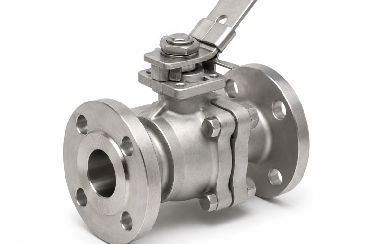 1-Piece Reduced-Port Stainless Steel Threaded Ball Valve
