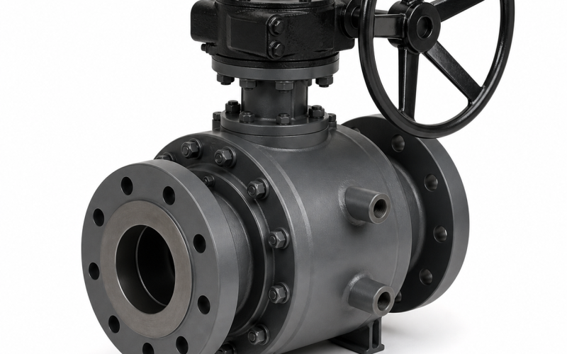 Jacketed Flanged Ball Valve for Viscous Media
