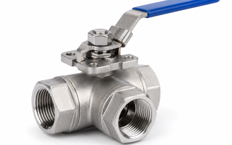 PFA-Lined Flanged Ball Valve for Corrosive Chemicals