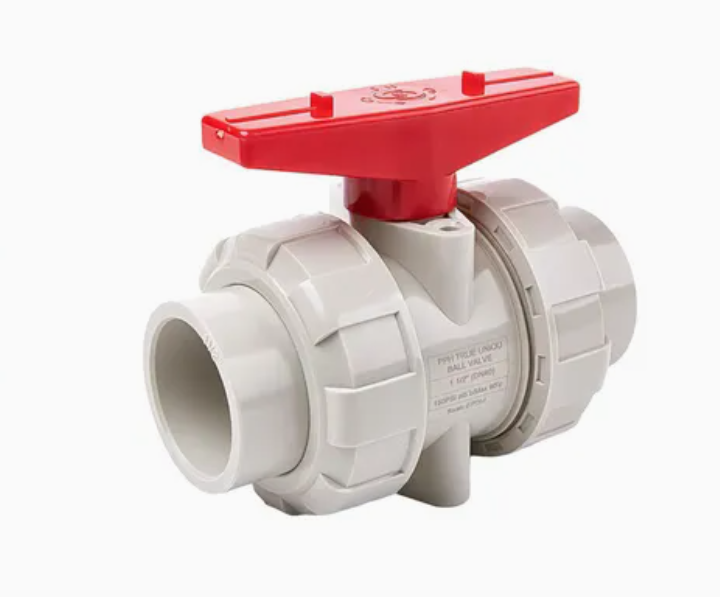 PPH/PVDF Flanged Ball Valve, Manual, PN10/16
