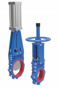 Bi-directional Seal PU-Lined Knife Gate Valve, DN50-700